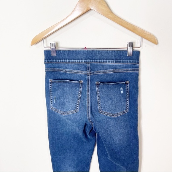 Spanx Distressed Skinny Jeans in Medium Wash Size Small - Picture 6 of 8